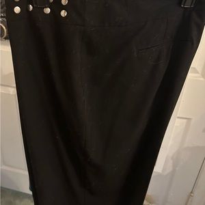 Larry Levine Woman Black Embellished Pant